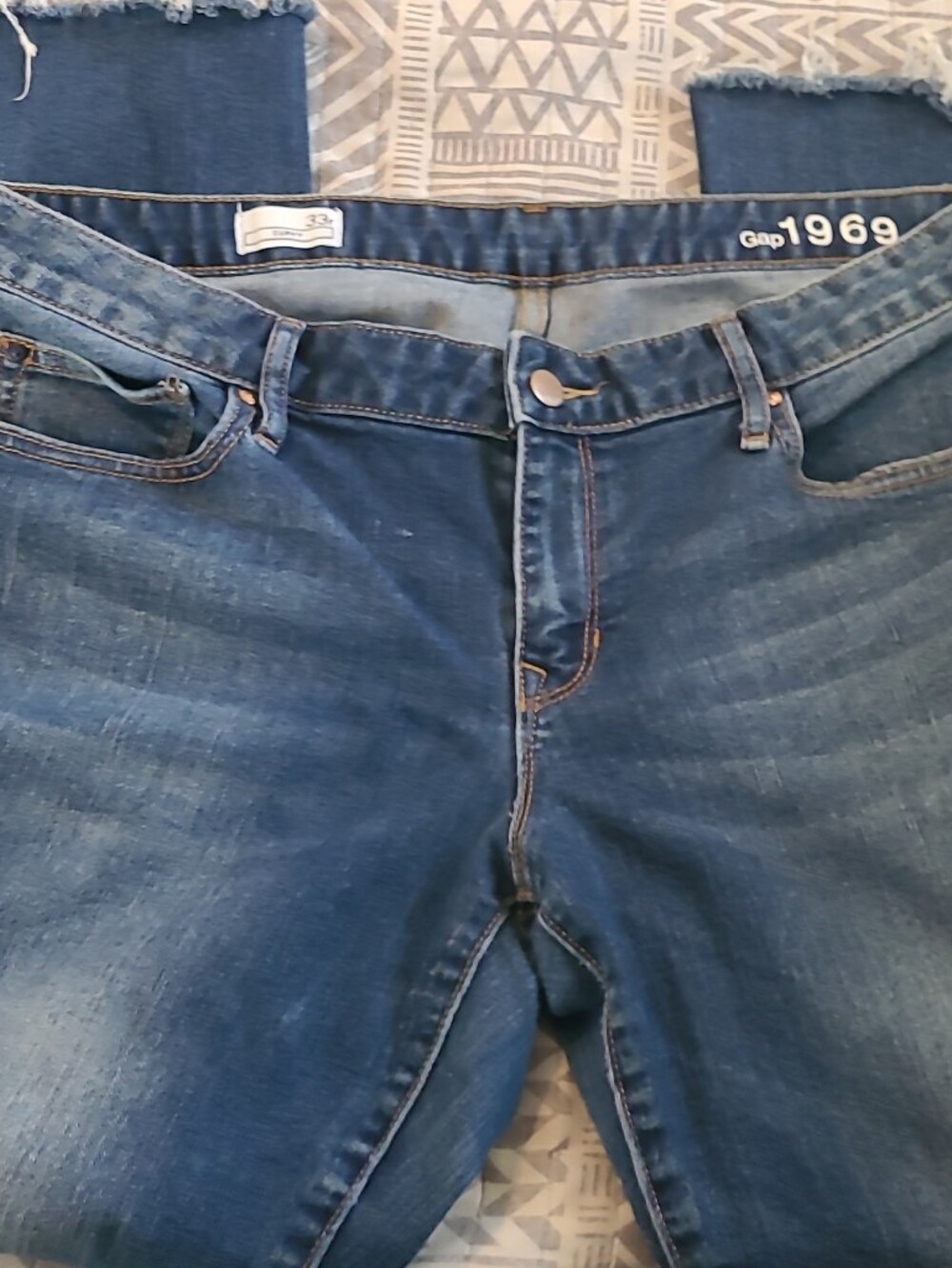 GAP 1969 Dark Blue Wide Leg Jeans